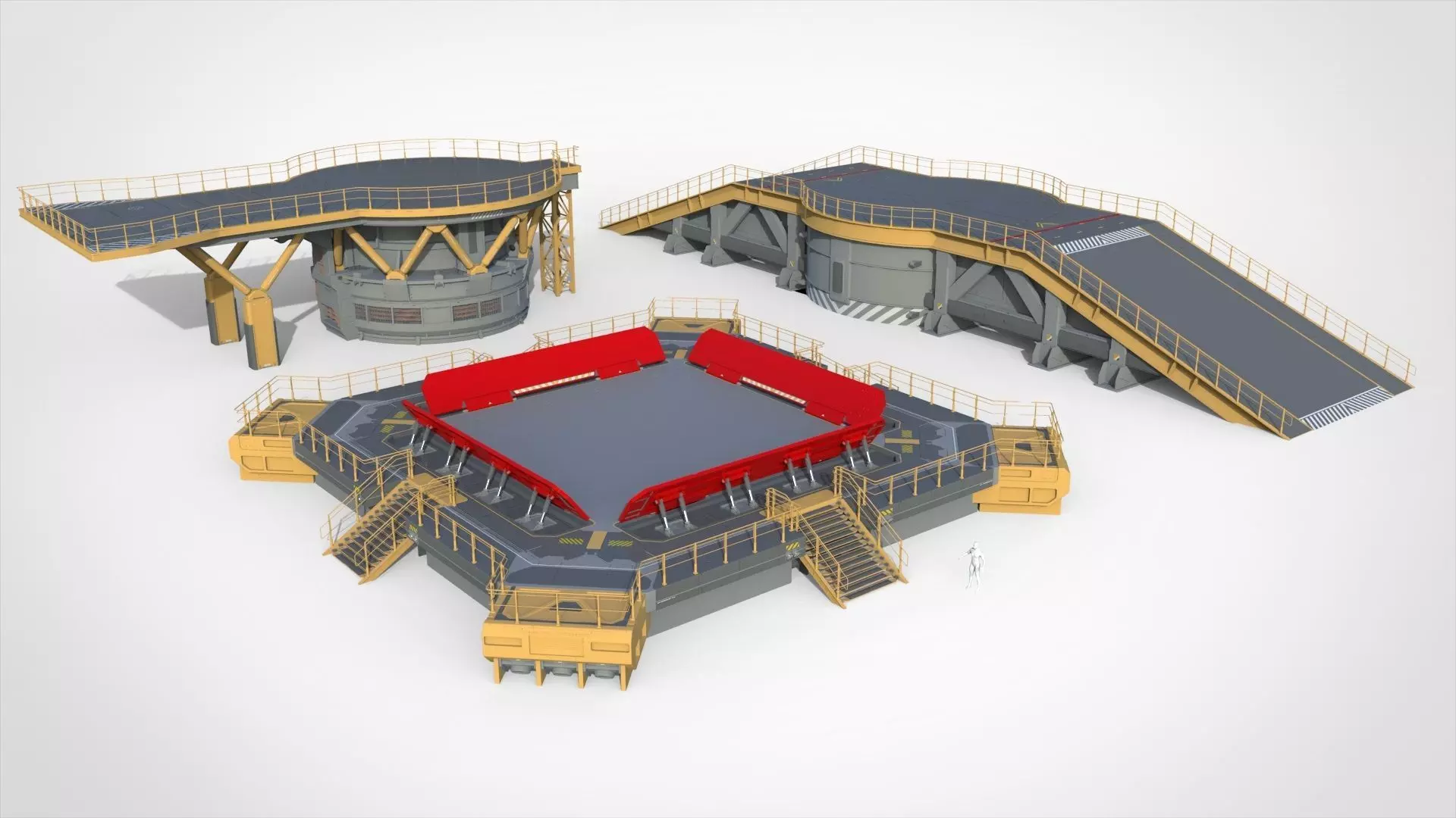 Sci-fi architecture 13 3D model_0