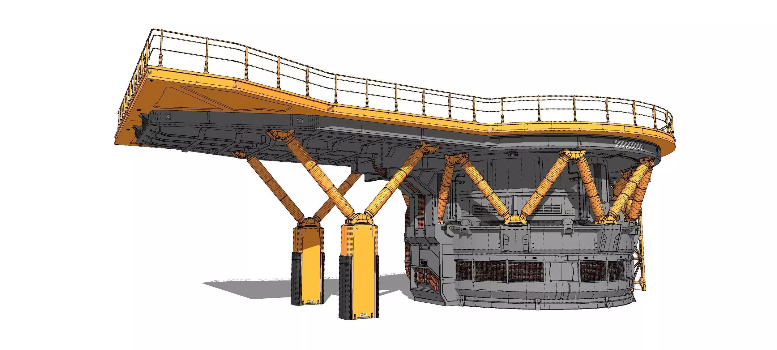 Sci-fi architecture 13 3D model_34