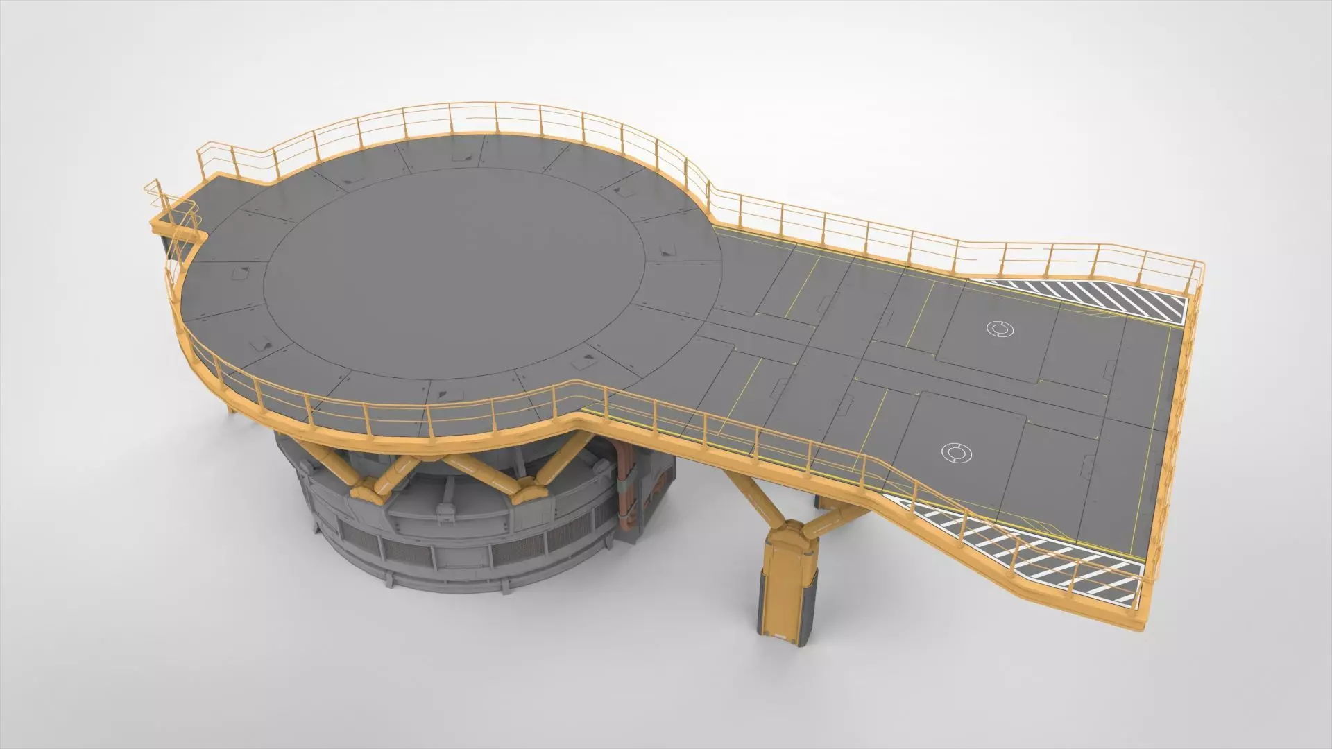 Sci-fi architecture 13 3D model_24