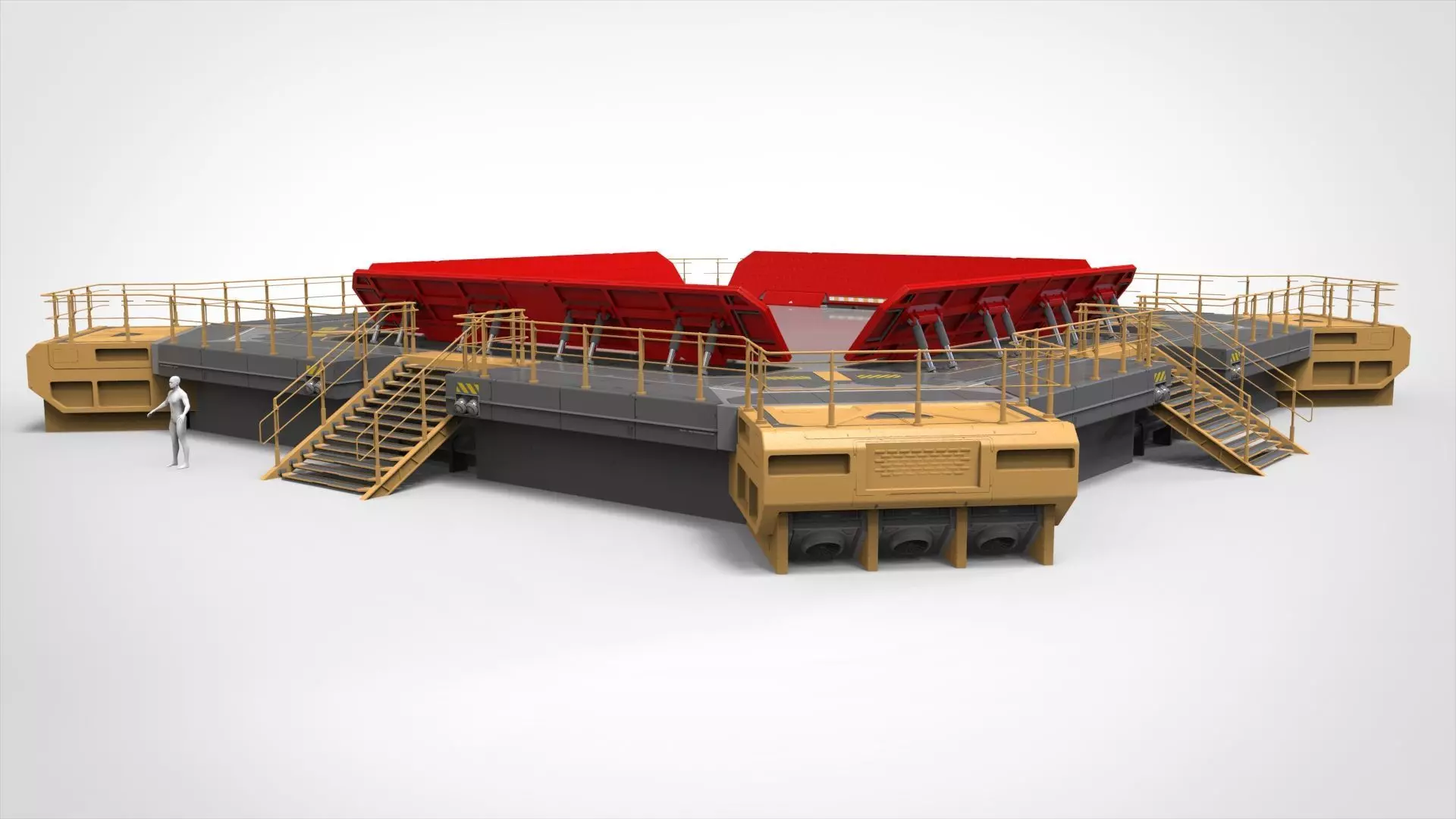 Sci-fi architecture 13 3D model_10