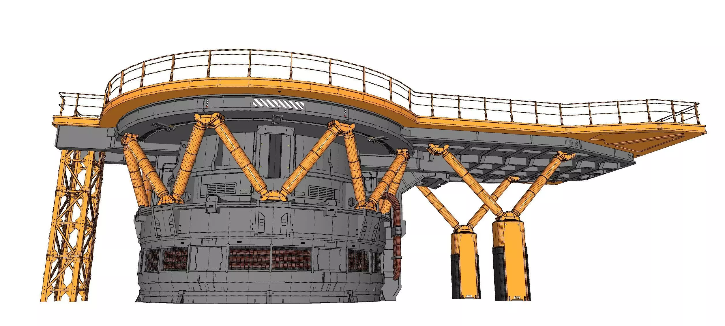 Sci-fi architecture 13 3D model_36