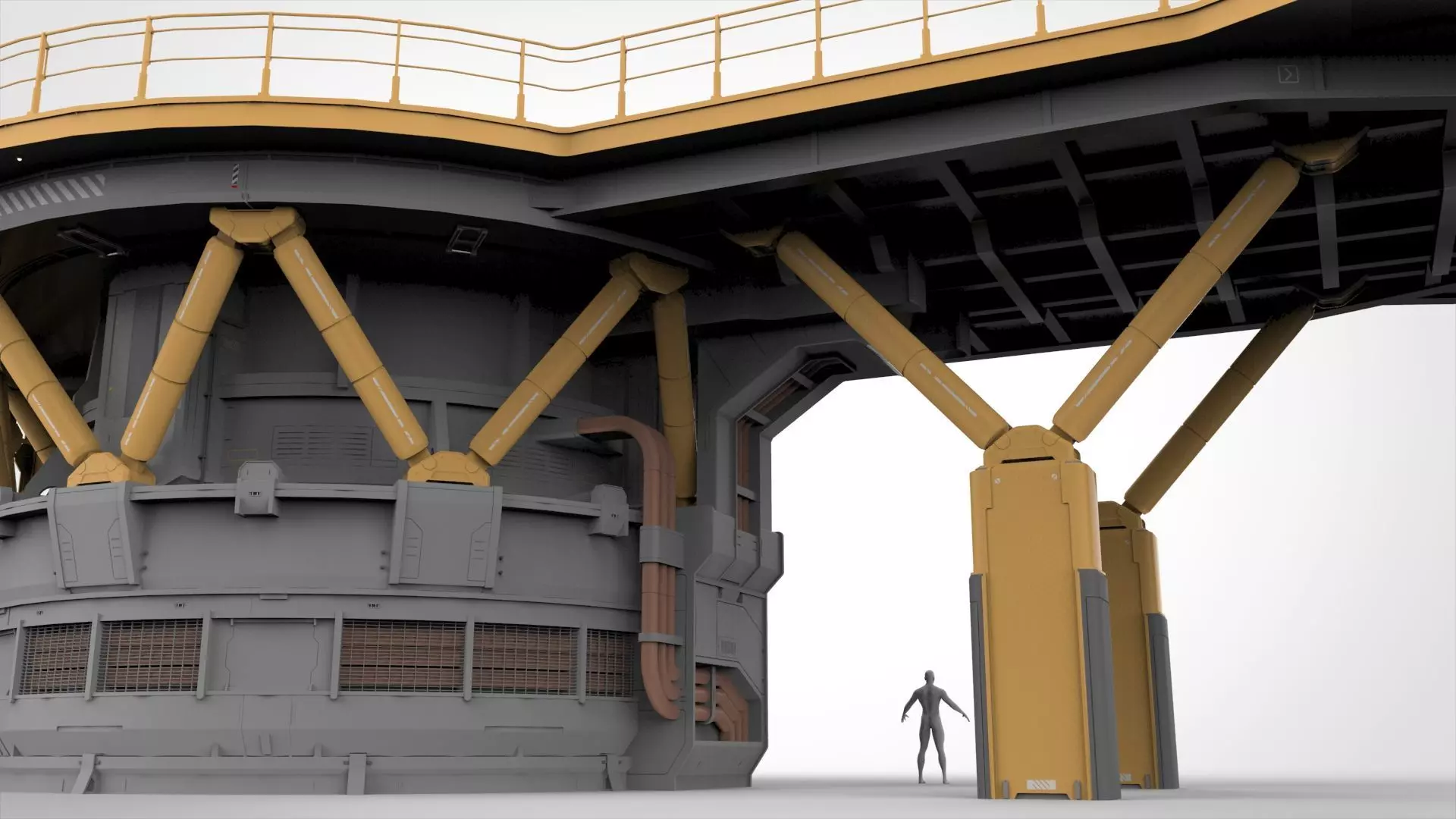 Sci-fi architecture 13 3D model_25