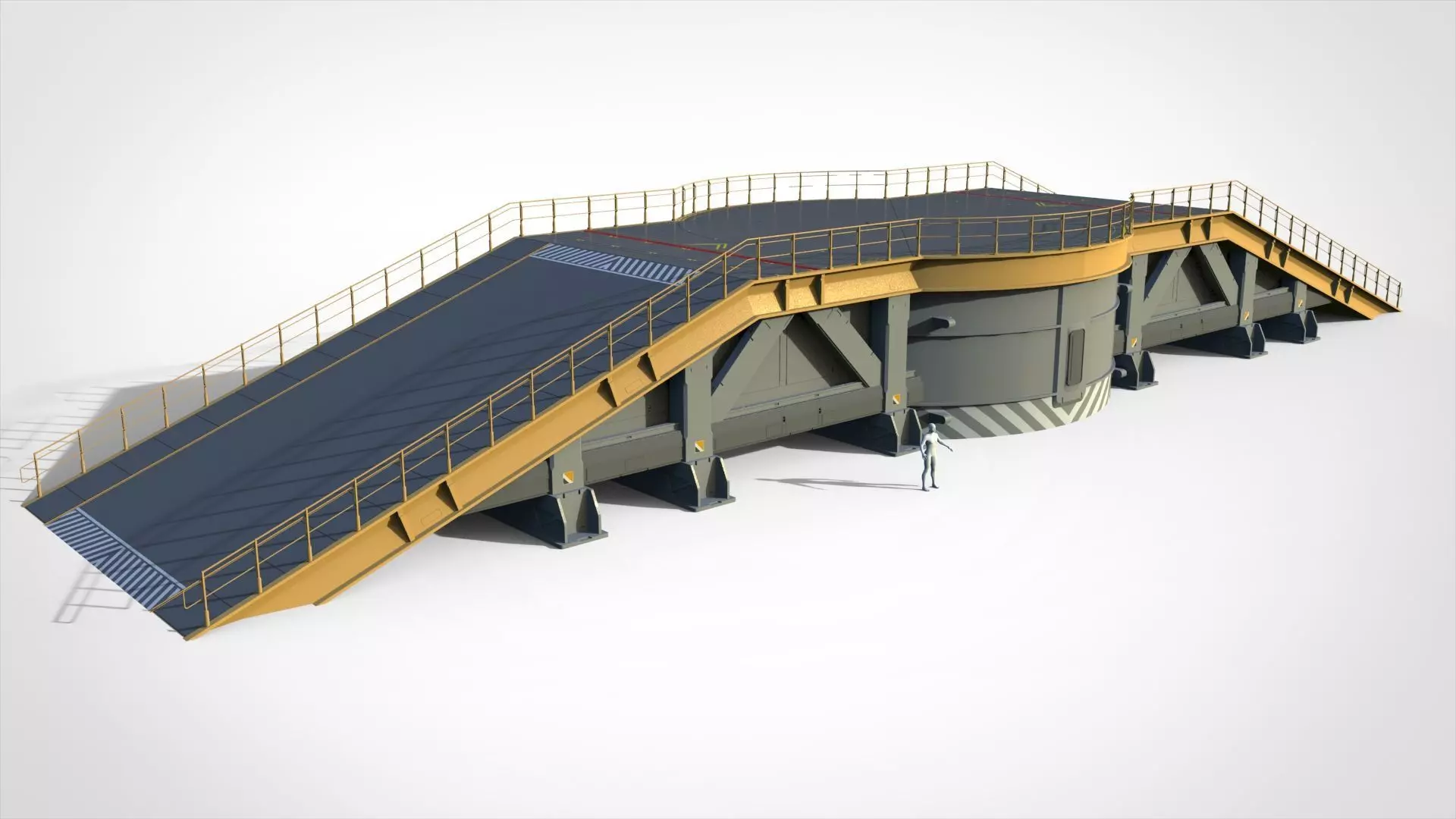 Sci-fi architecture 13 3D model_2