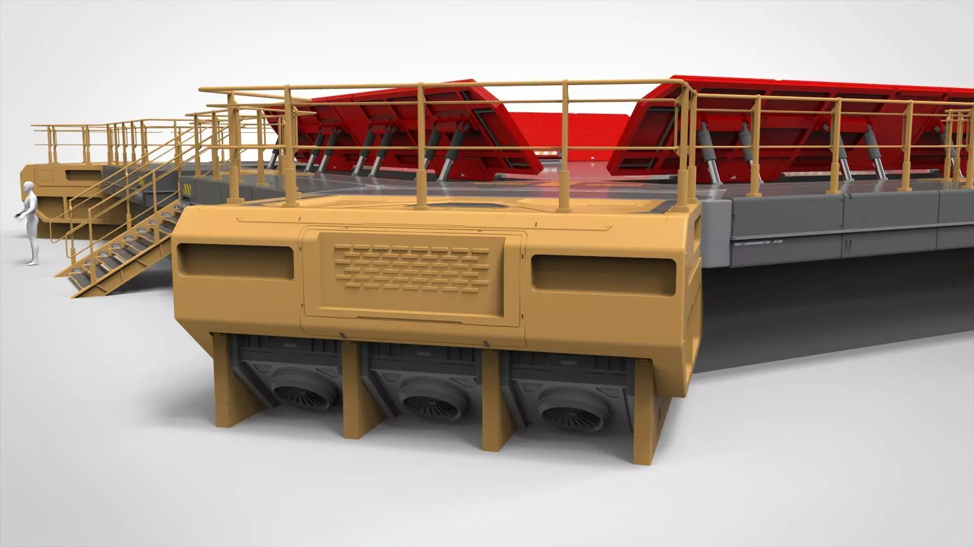 Sci-fi architecture 13 3D model_14