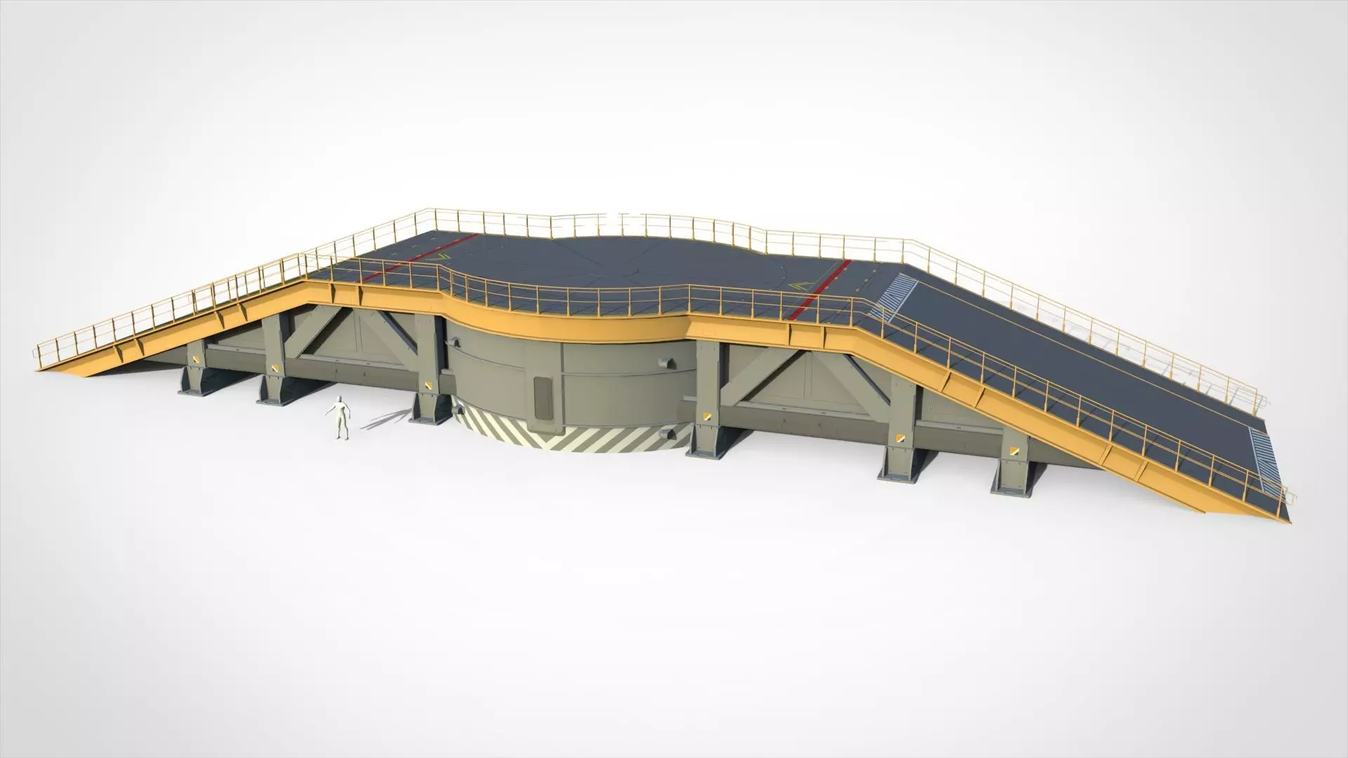 Sci-fi architecture 13 3D model_3