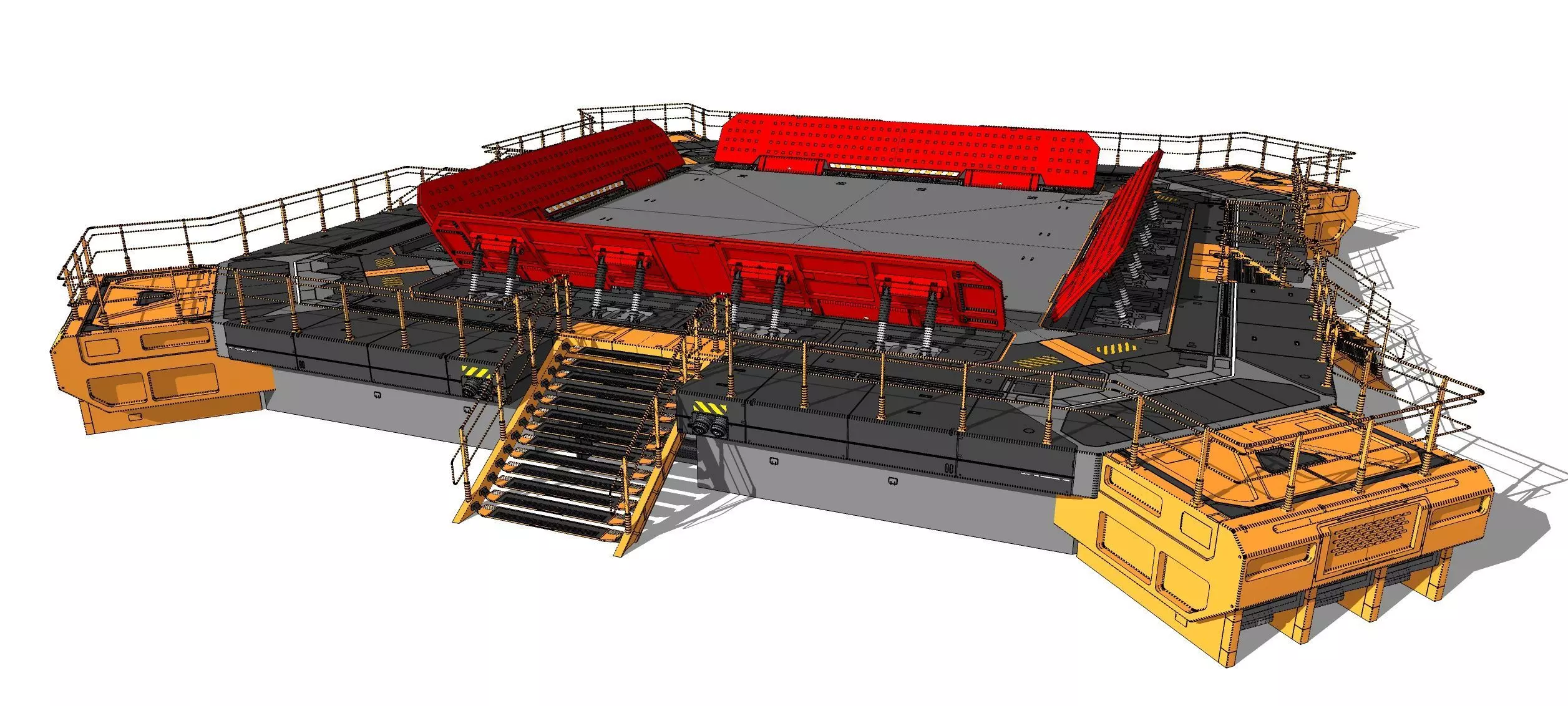 Sci-fi architecture 13 3D model_31