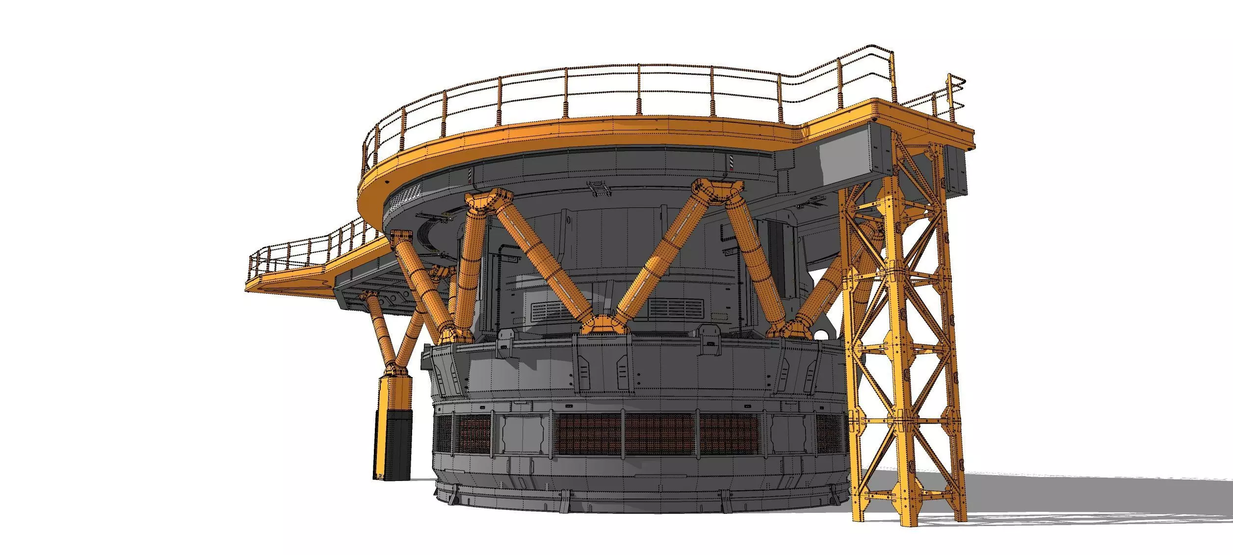 Sci-fi architecture 13 3D model_35