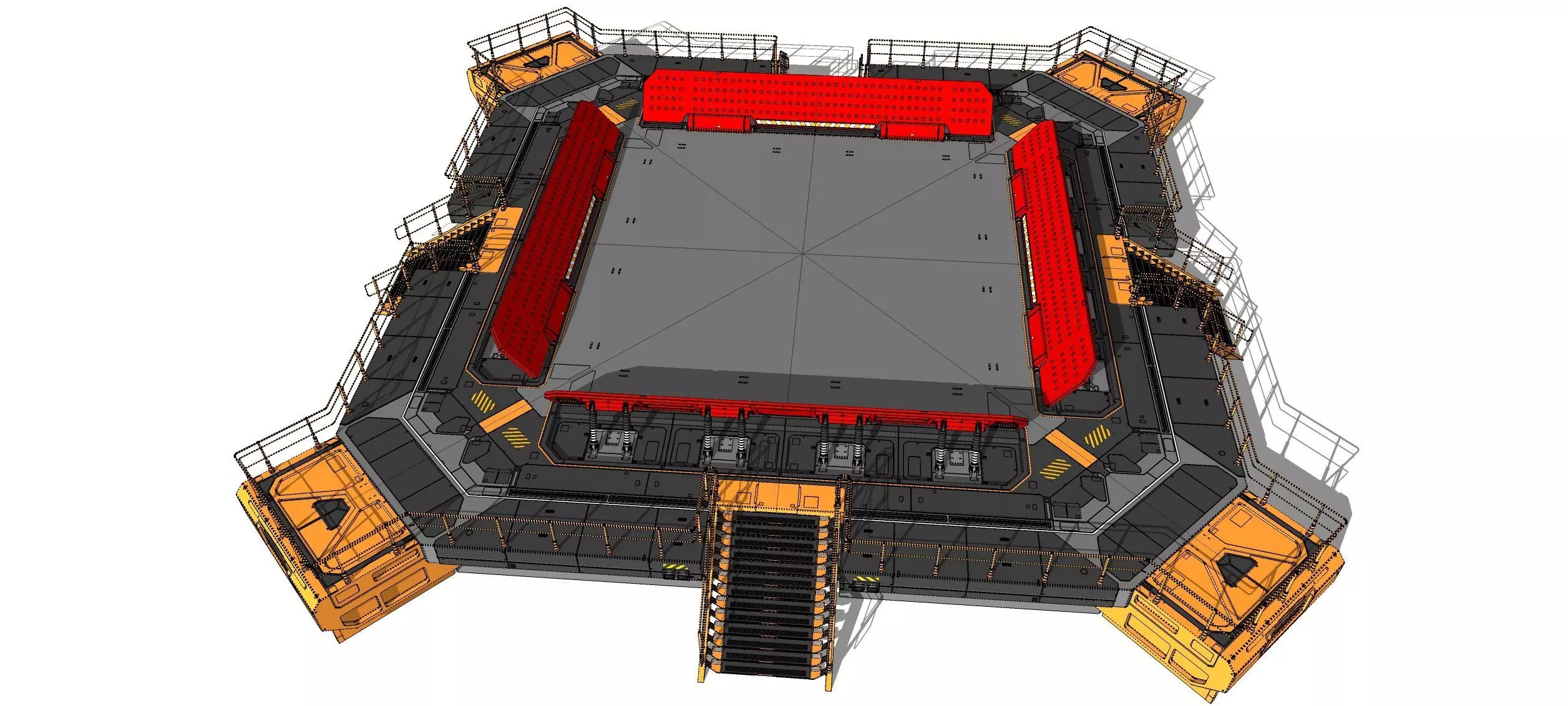 Sci-fi architecture 13 3D model_32