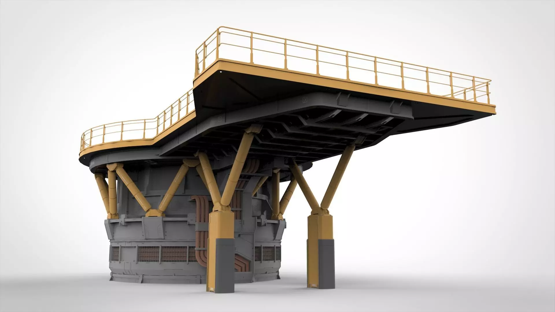 Sci-fi architecture 13 3D model_22