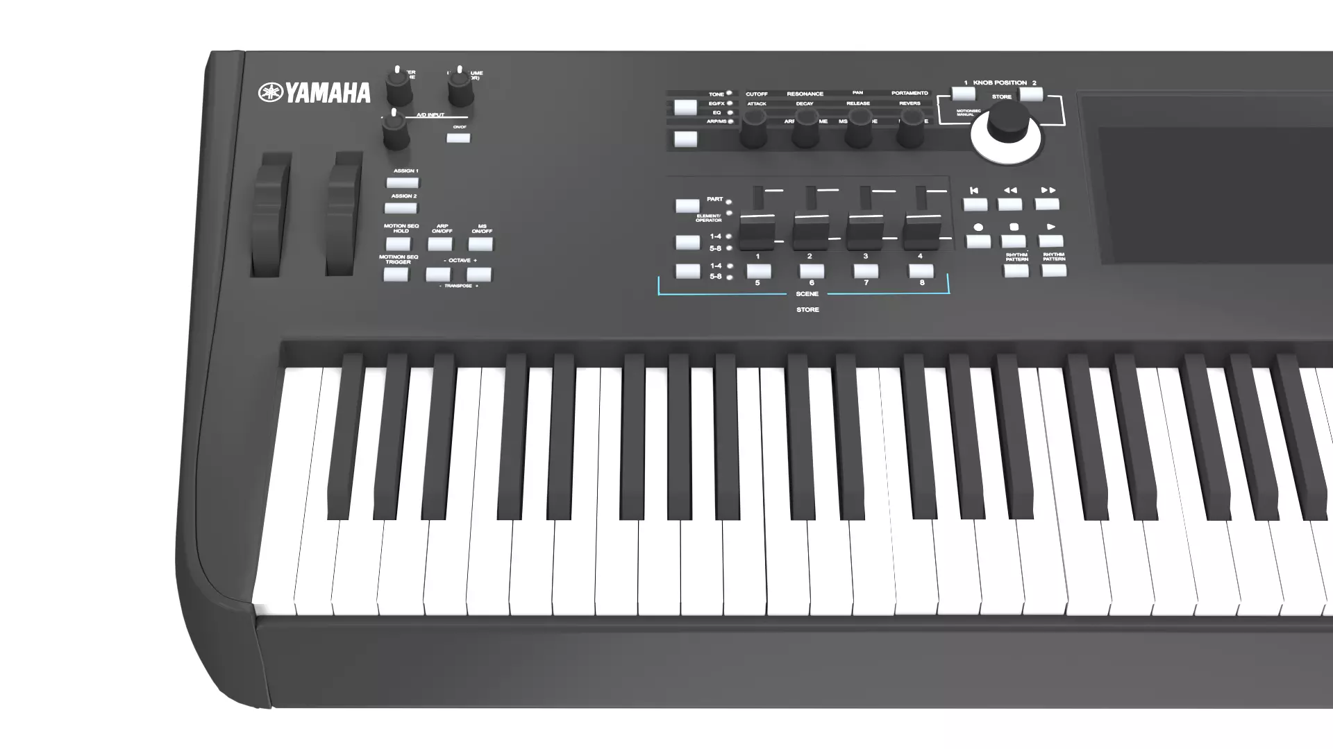 Yamaha Piano Workstation 3D Model 3D model_4