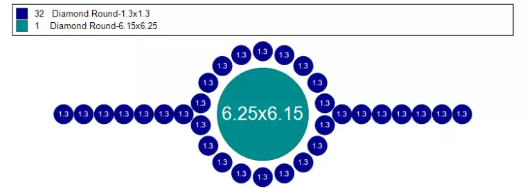 4 Prong Diamond Engagement Ring 3D print model_4