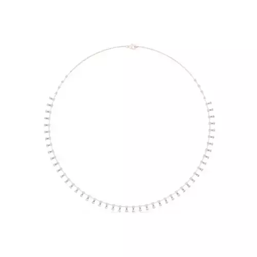 Pear and Round Diamond Wedding Necklace 3DM STL Video