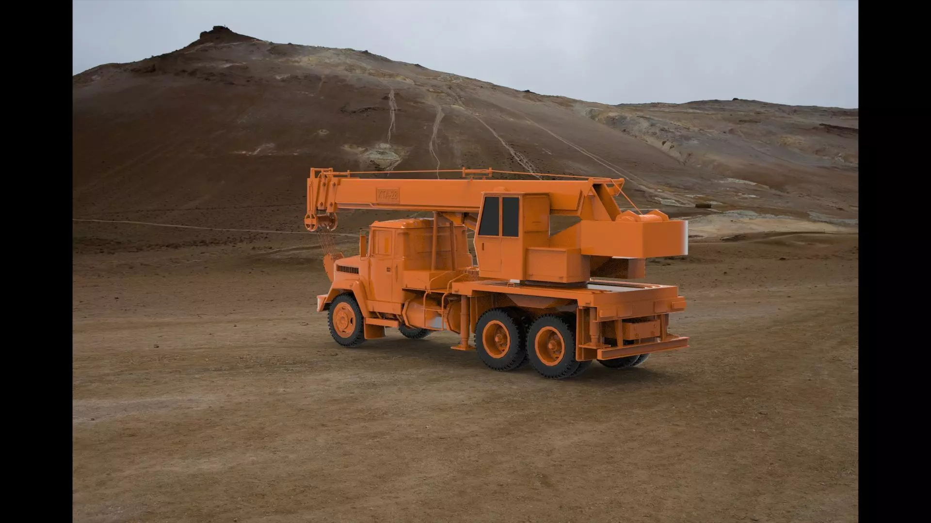 Crane Truck 3D print model