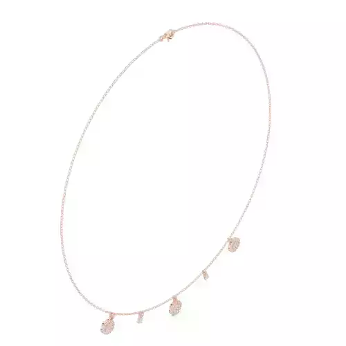 Dainty Necklace For Bride 3DM STL Video 3D print model
