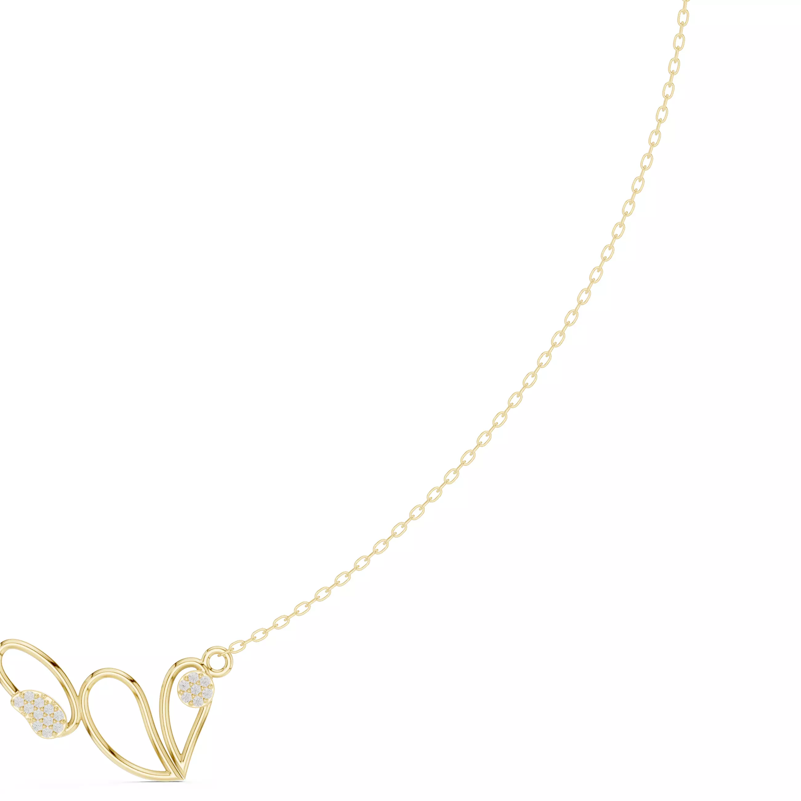 Heart And Oval Shape Pendant For A Necklace 3DM STL Video 3D print model_1