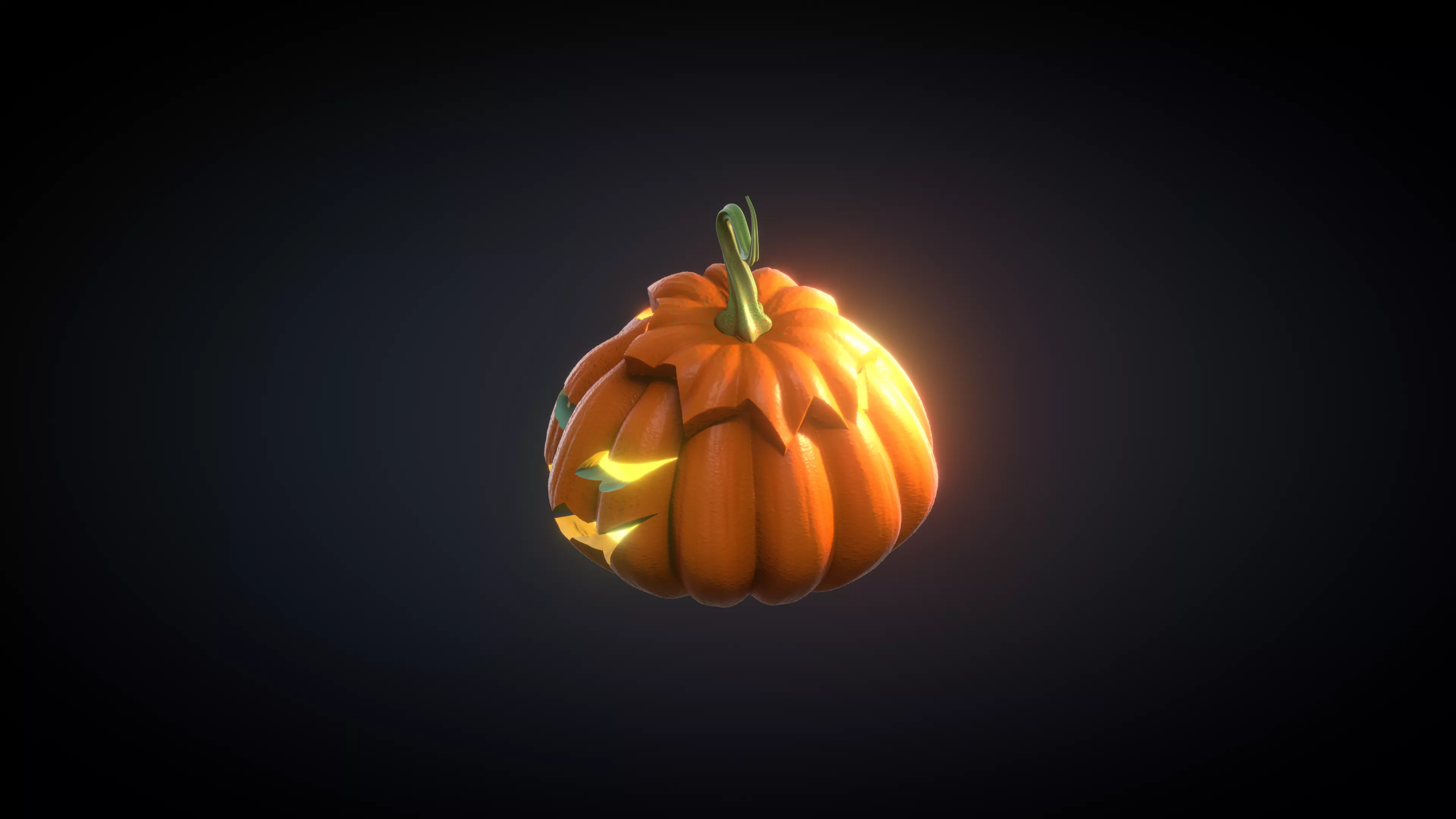 Halloween Pumpkin model Free 3D model