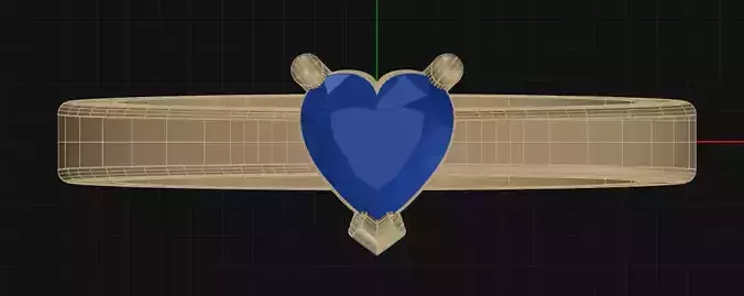 3 Prong Diamond Engagement Ring