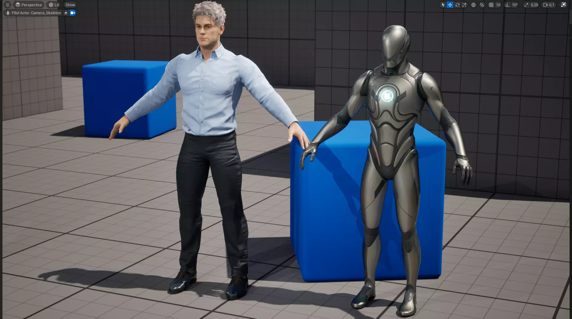 Handsome Businessman 3D Character Smart Low-poly 3D model_22