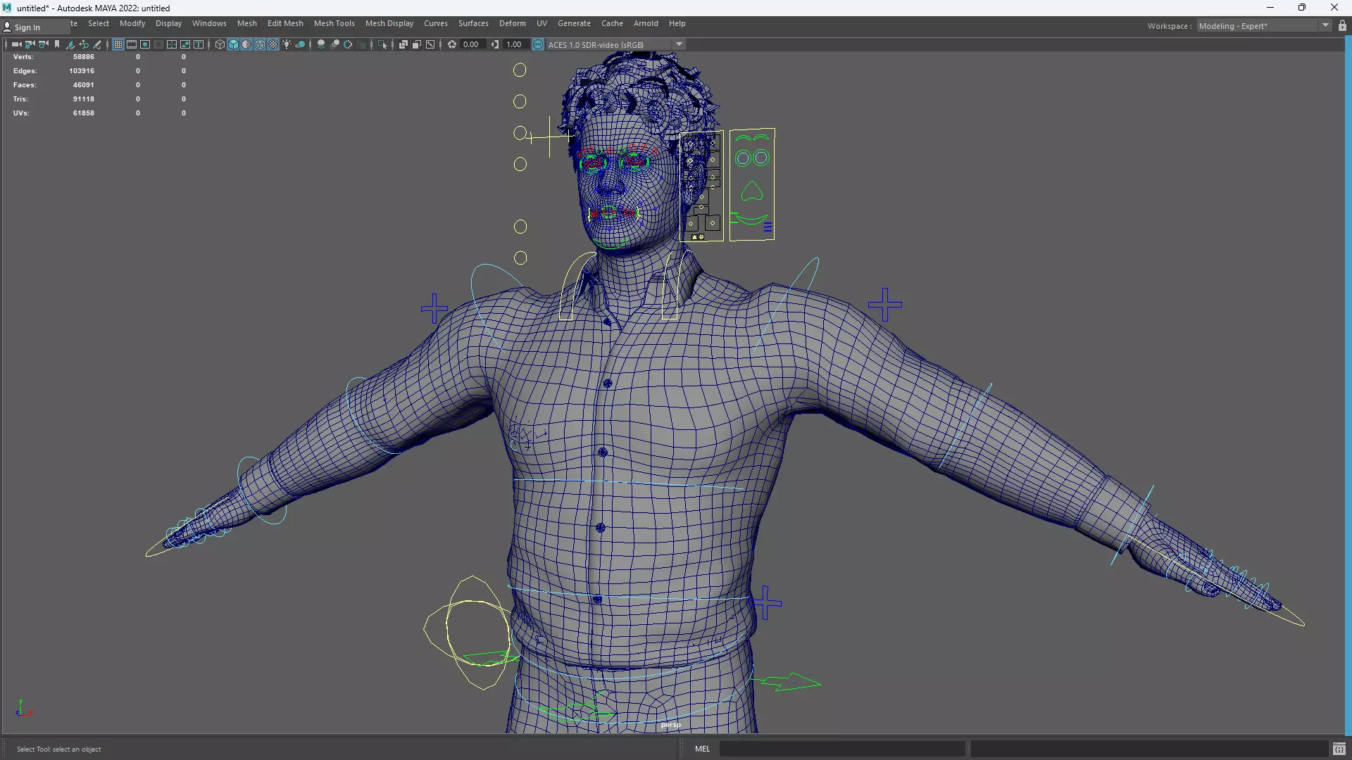 Handsome Businessman 3D Character Smart Low-poly 3D model_17