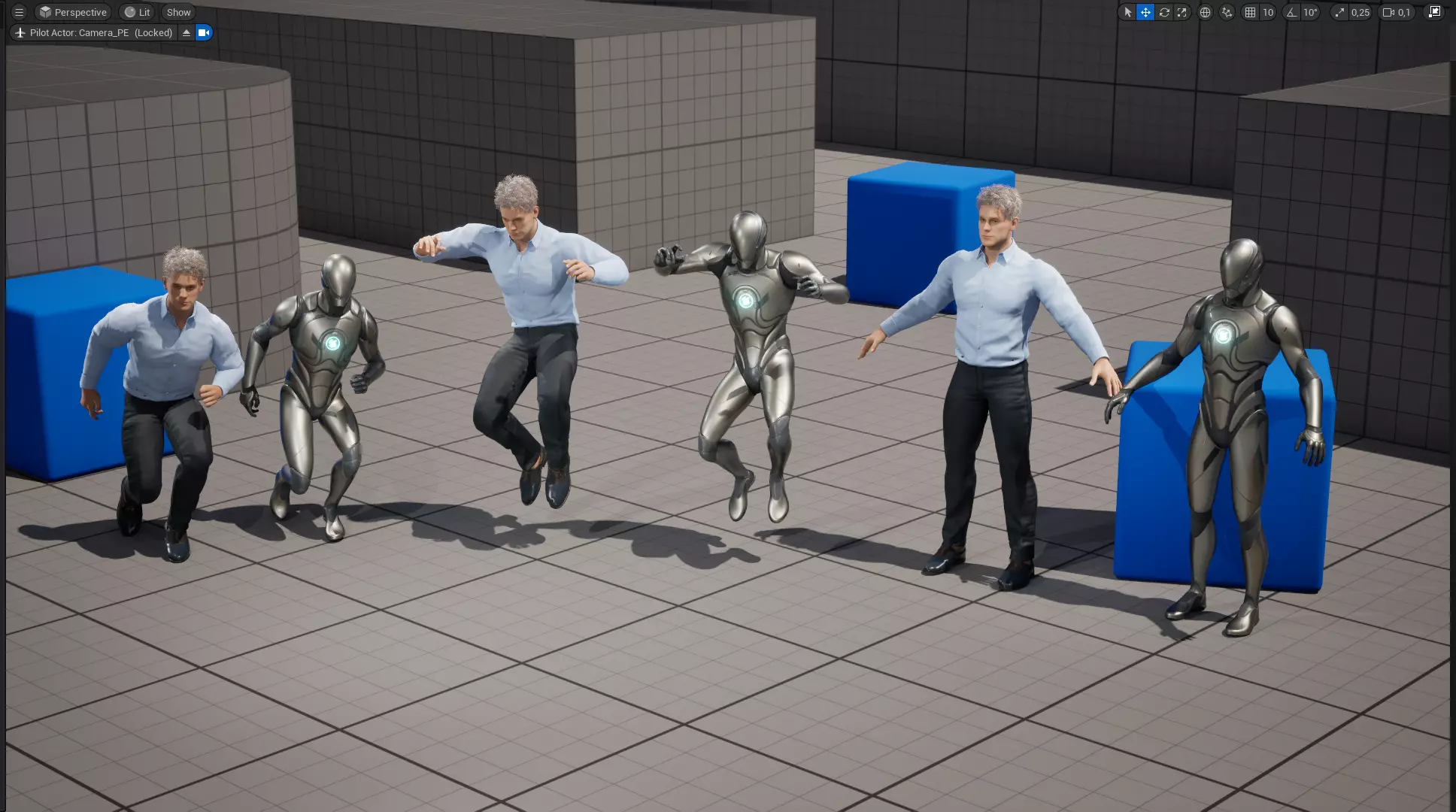 Handsome Businessman 3D Character Smart Low-poly 3D model_20