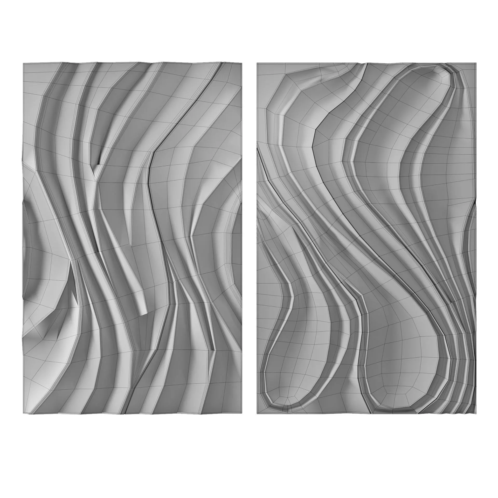 Wall Decor Set 01 3D Model Collection_16