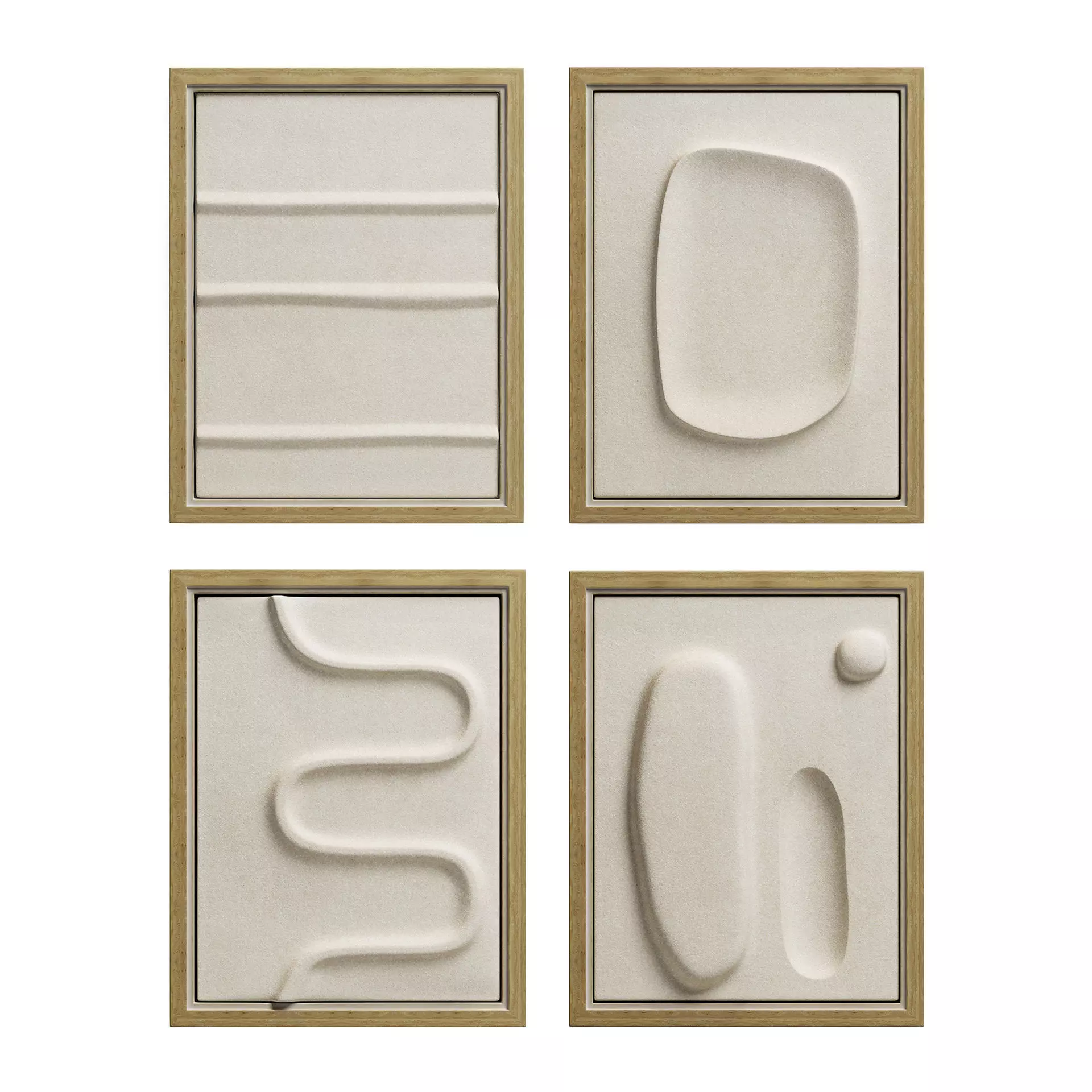 Wall Decor Set 01 3D Model Collection_29