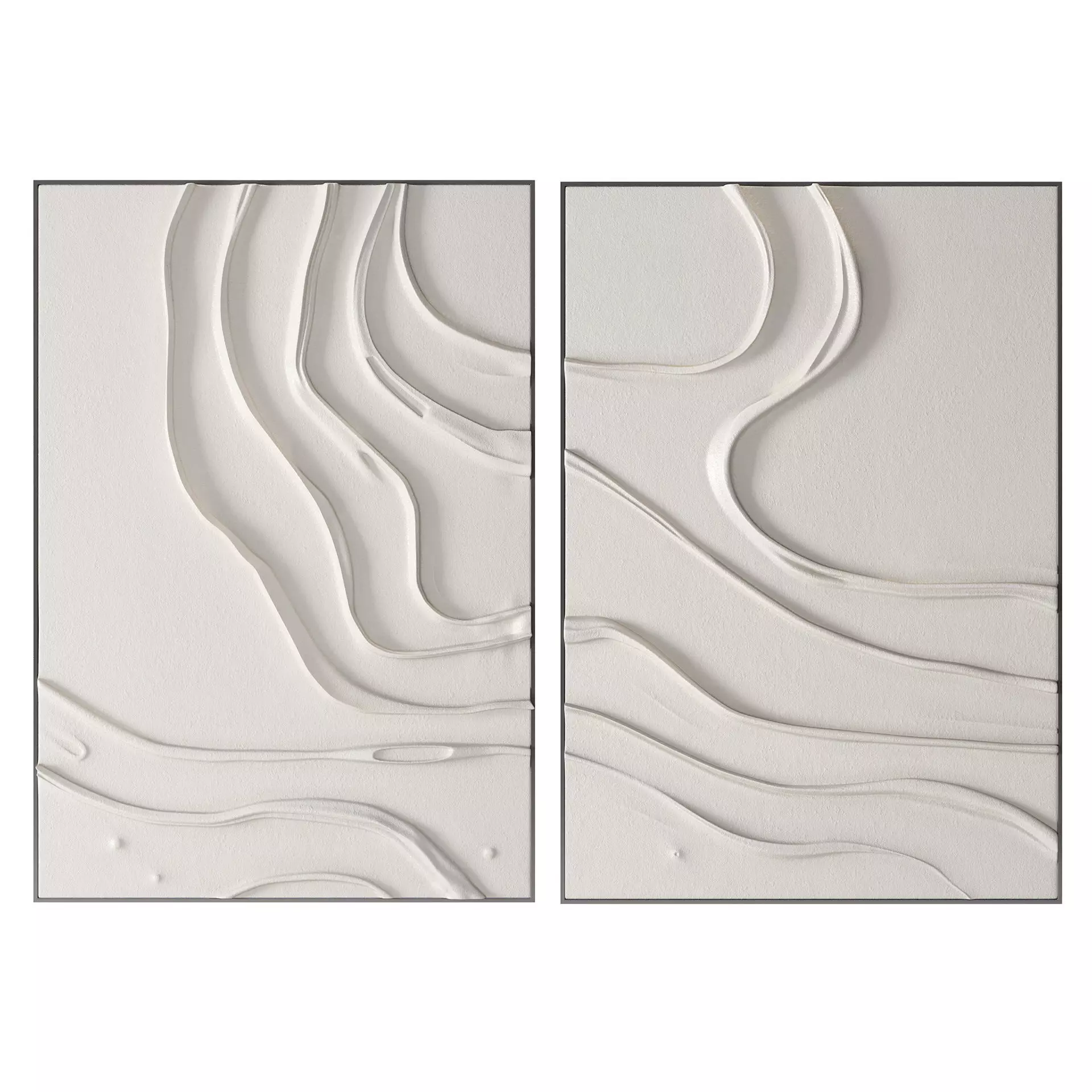 Wall Decor Set 01 3D Model Collection_21