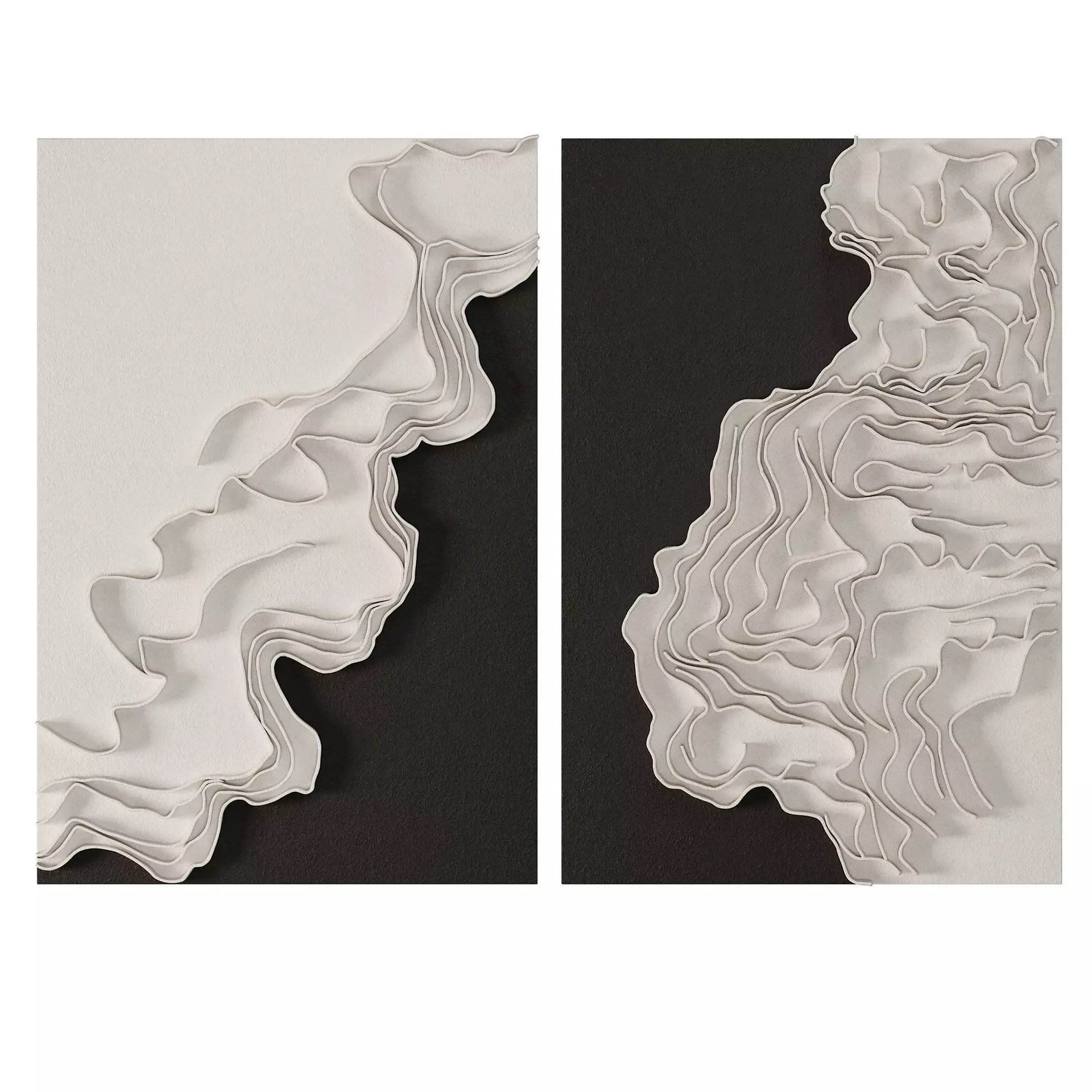 Wall Decor Set 01 3D Model Collection_25