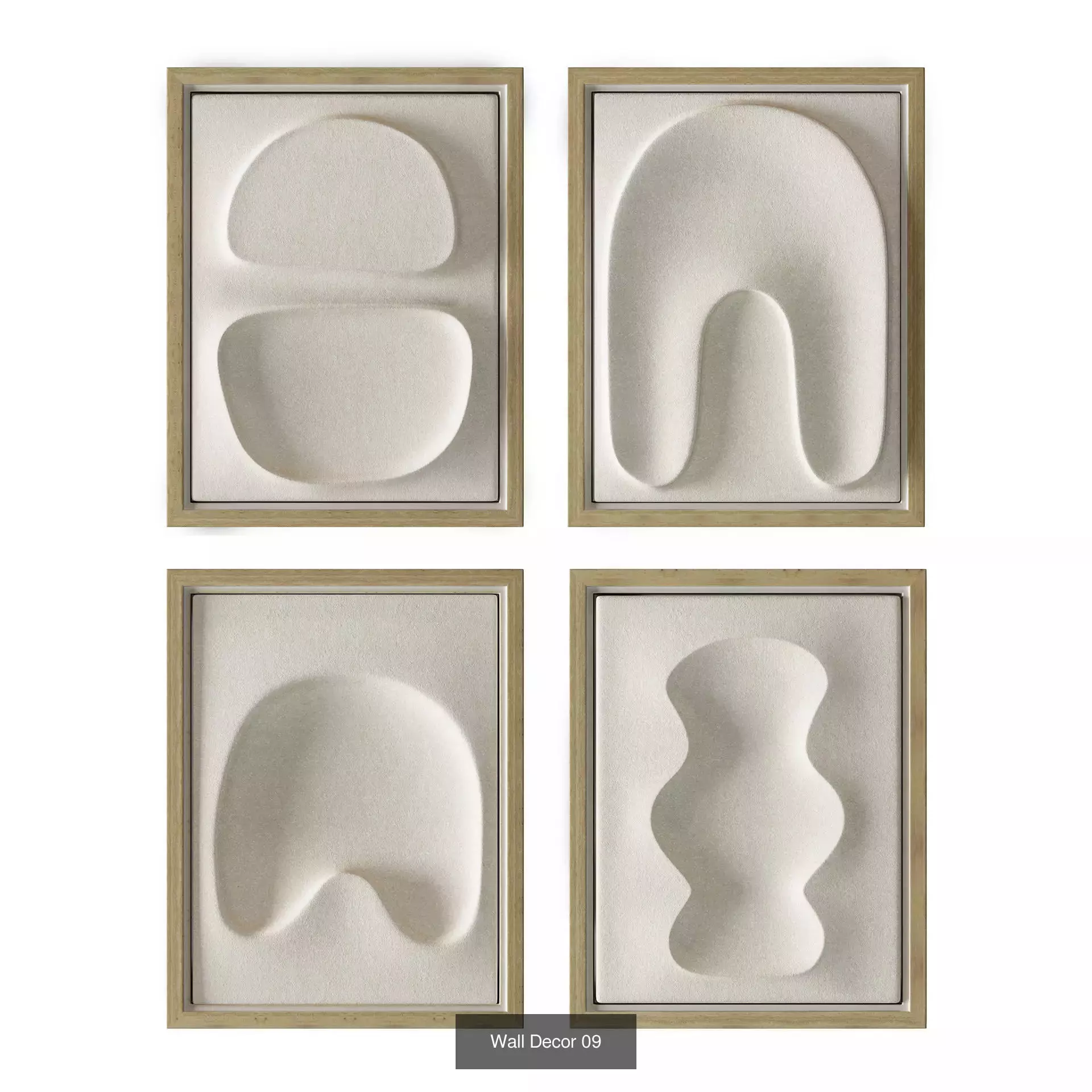 Wall Decor Set 01 3D Model Collection_17