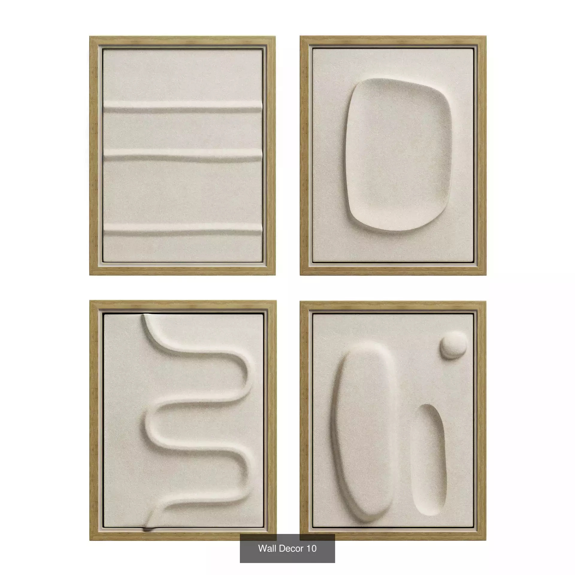 Wall Decor Set 01 3D Model Collection_19