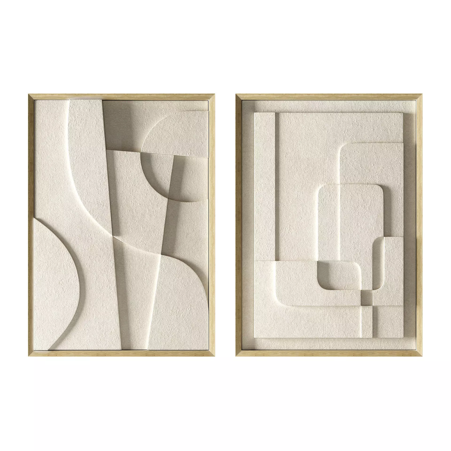 Wall Decor Set 01 3D Model Collection_2