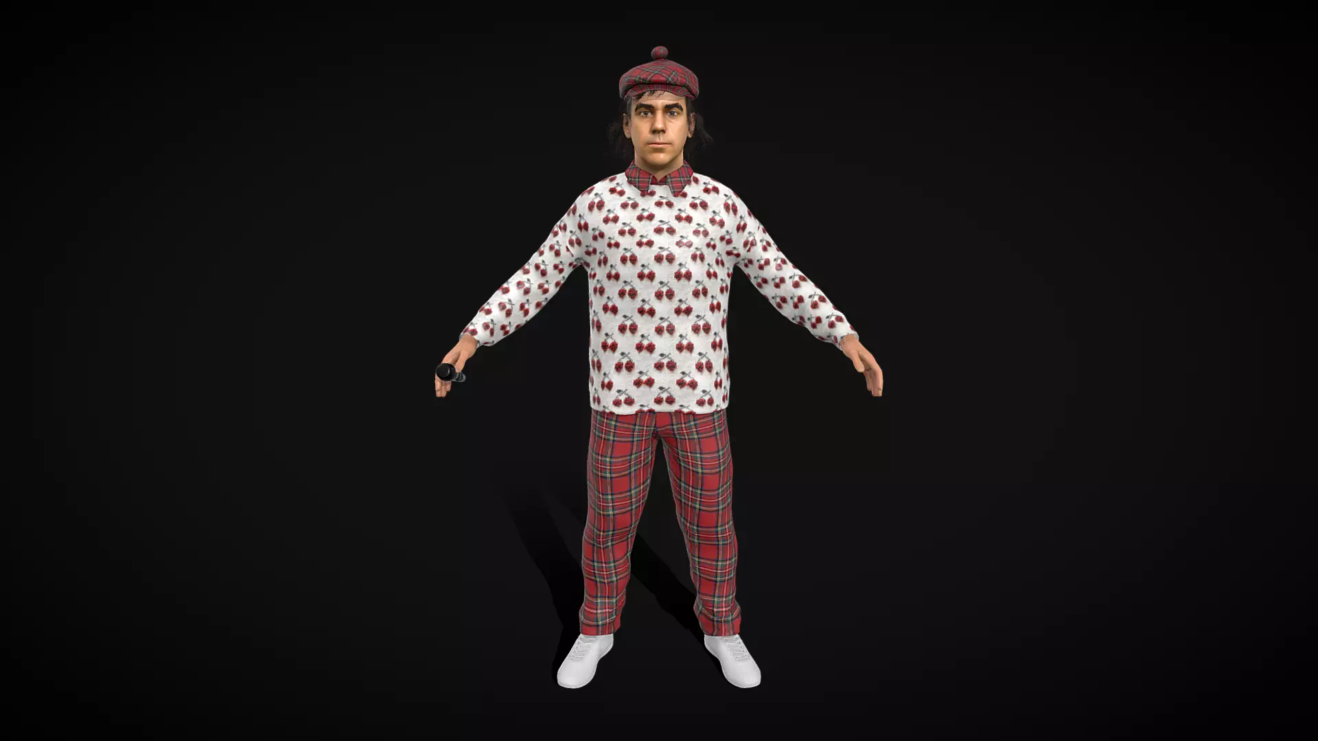 Nardwuar the Human Serviette 3D model_0