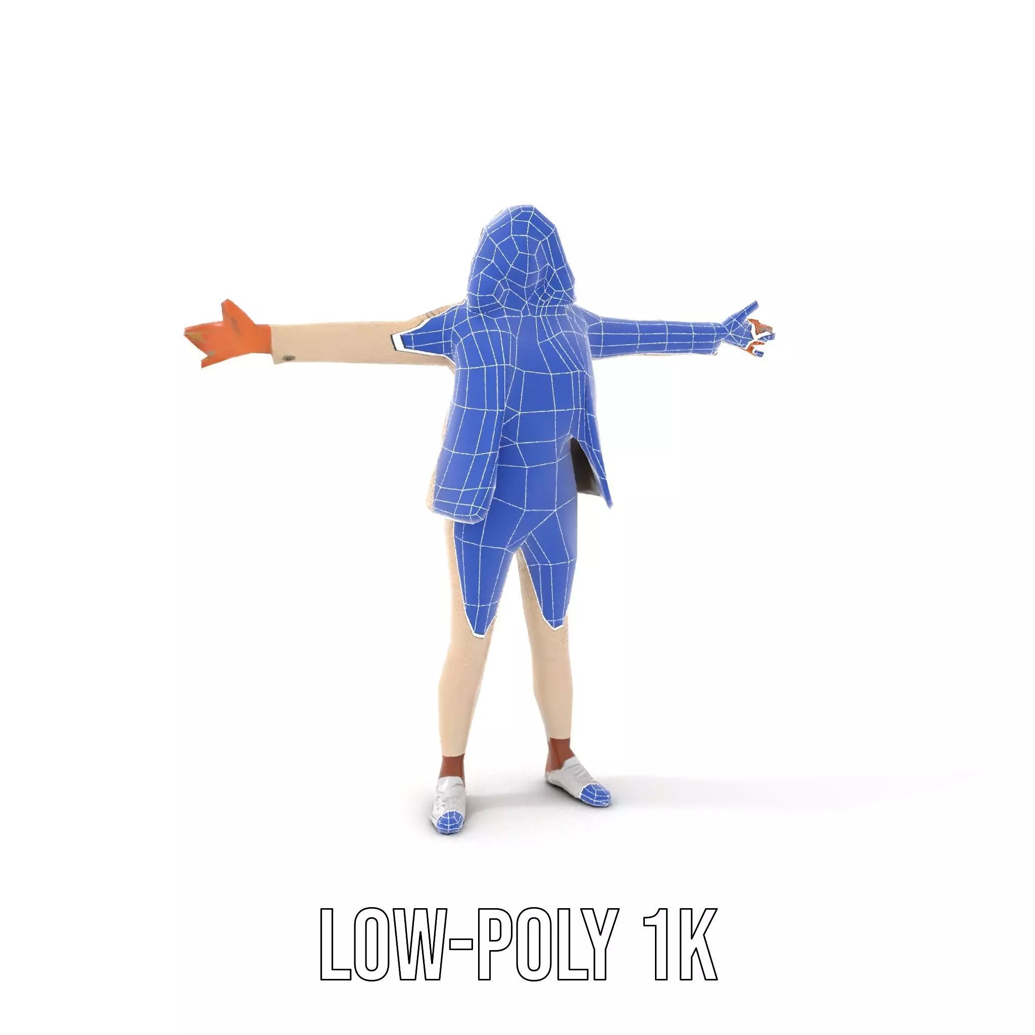 Stylish Business Attire Model Pack with Dynamic Pose Low-poly 3D model_15