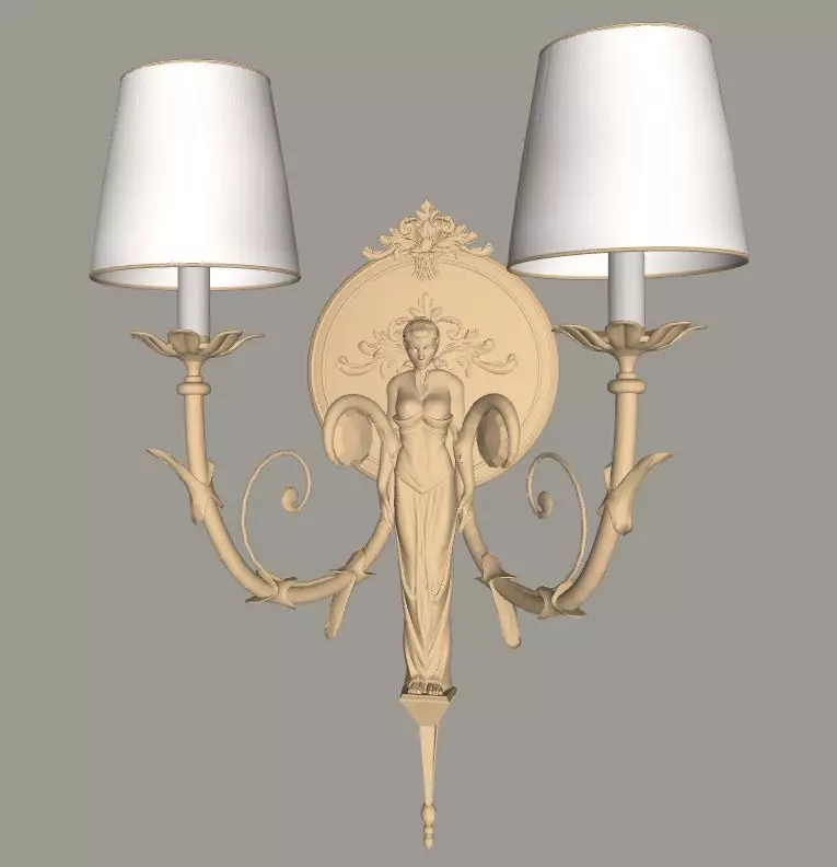 Classic Lighting Decor 3D model_3