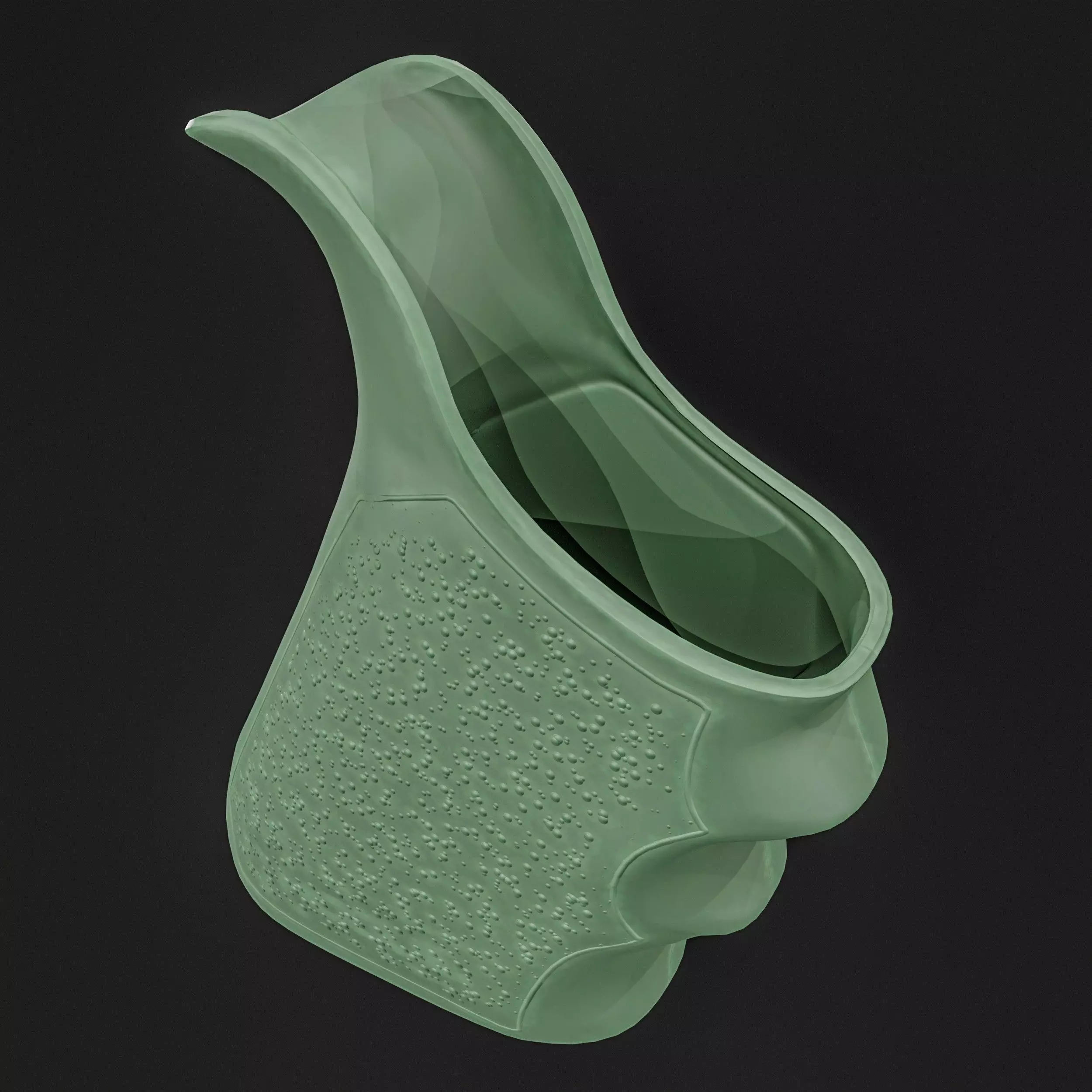 Glock 17 Gun Grip Low-poly 3D model_15