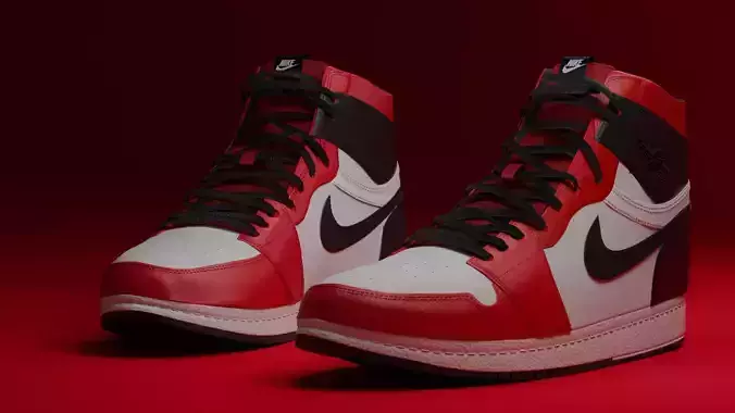 Nike Air Jordan 3D print model Nike Air Jordan 3D print model