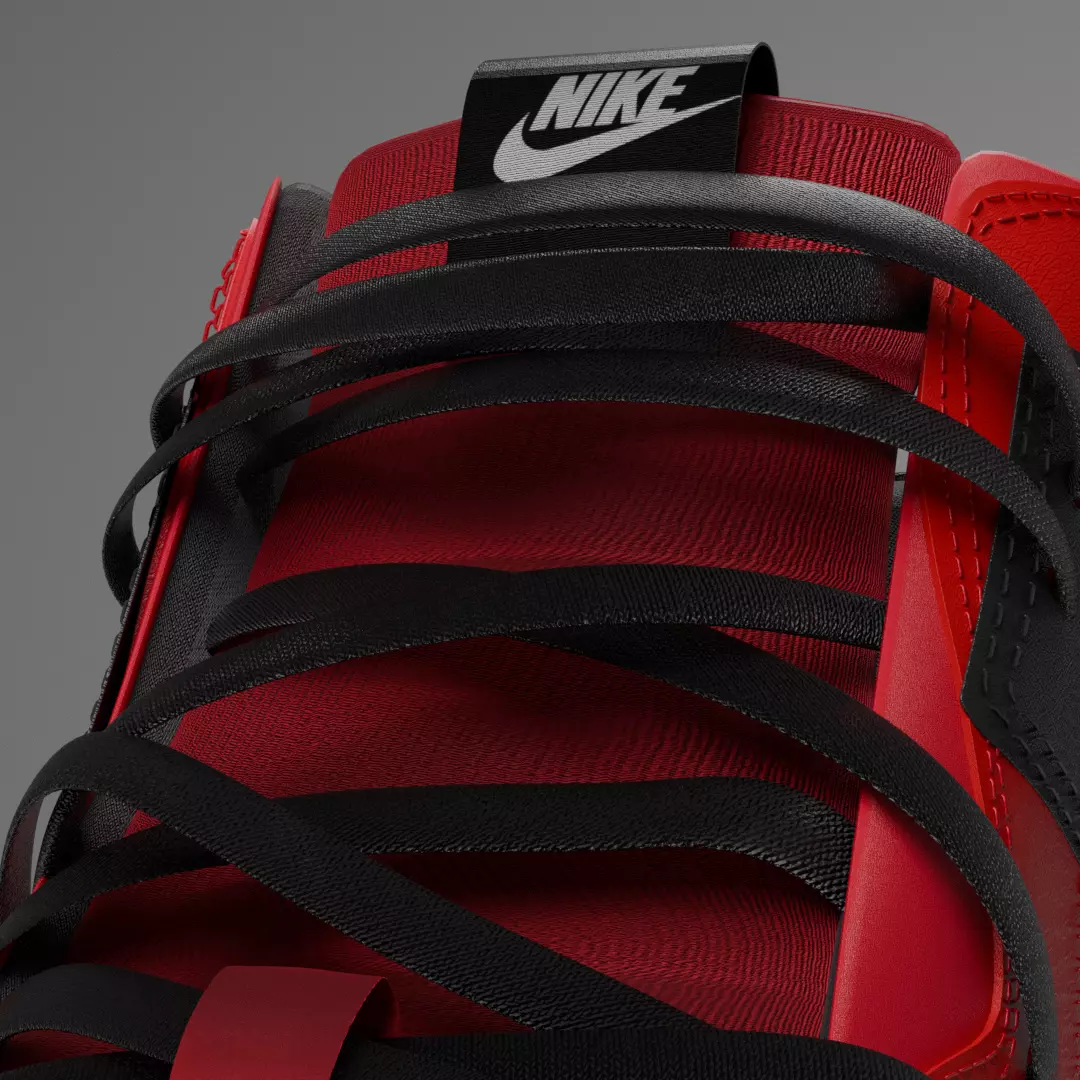 Nike Air Jordan 3D print model_3