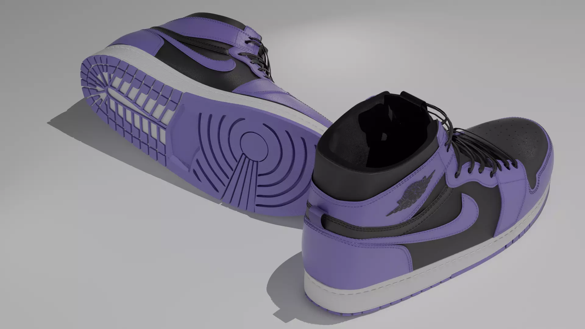 Nike Air Jordan 3D print model_1