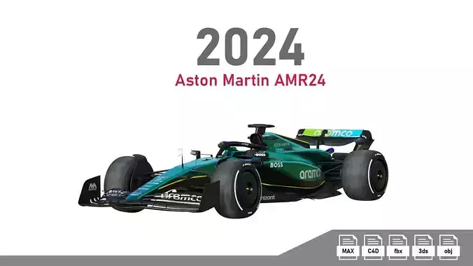 F1 Aston Martin AMR24 2024