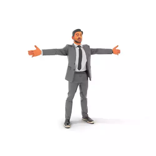 Business Suit Model Pack with PBR Textures Low-poly 3D model