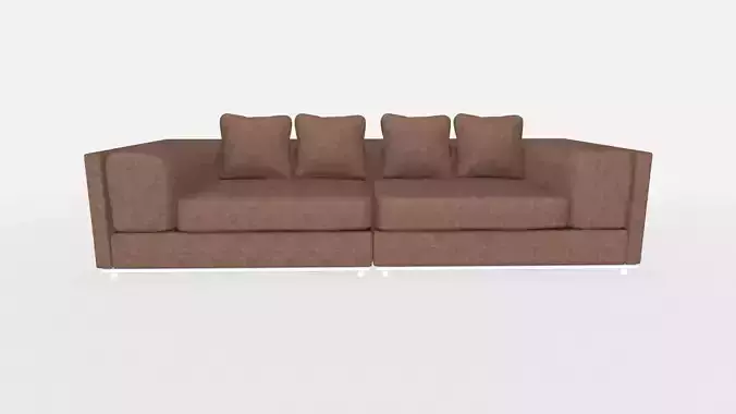 Leather Sofa PBR Textured