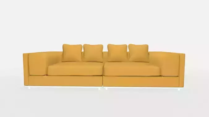 Leather Sofa PBR Textured