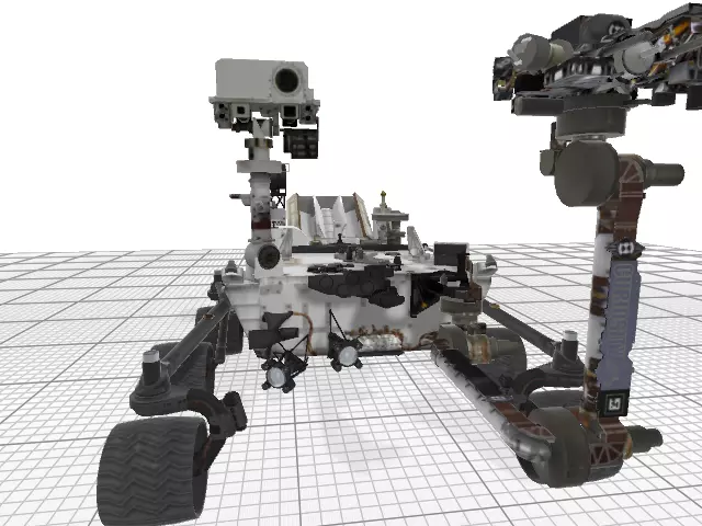Mars Curiosity Rover 3D model_2