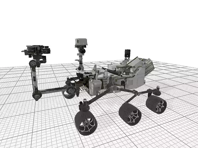 Mars Curiosity Rover 3D model