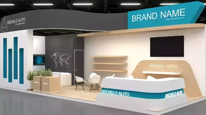 3d exhibition booth