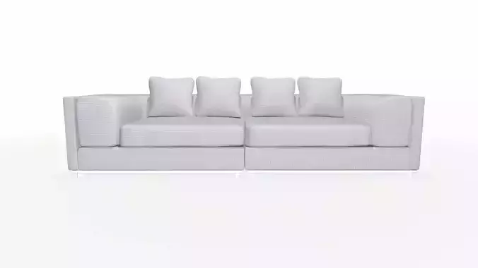 Fabric Sofa PBR Textured