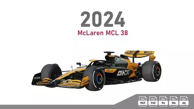 F1 McLaren MCL38 2024