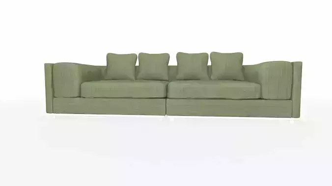 Fabric Sofa PBR Textured
