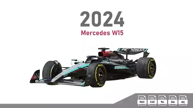 F1 Mercedes W15 2024