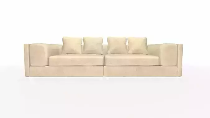 Fabric Sofa PBR Textured